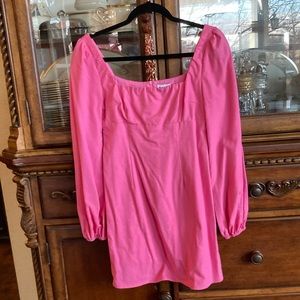 Princess Polly Pink longsleeve dress